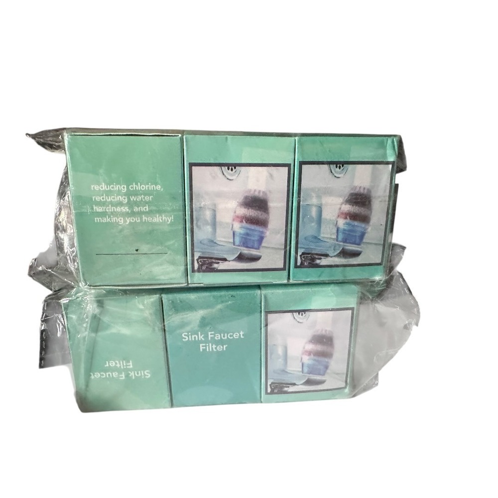 Alptosy Sink‎ Faucet Filter Attachments 6 Pack Teal Green New